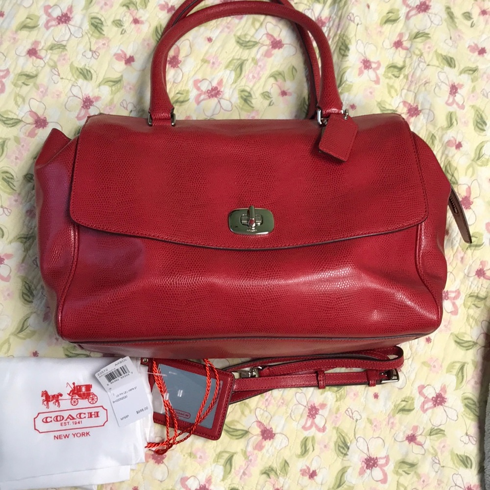 Coach Leather Harper AK/Grenadine